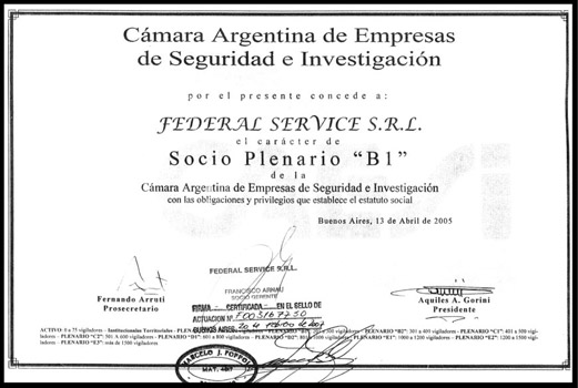 Cámara Argentina de Empresa de Seguridad e Investigación